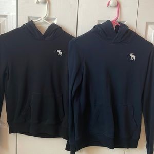 two abercrombie kids hoodies